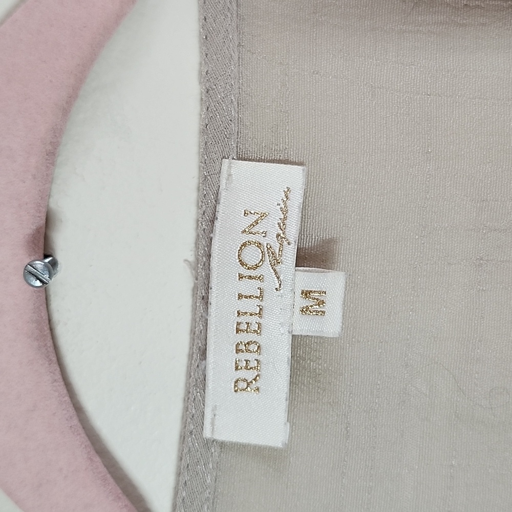Rebellion Kimono Bohemian Beige Maxi Dress Swim Coverup Summer Duster Waist Tie - Picture 5 of 9